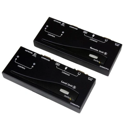 Afbeelding van StarTech.com Lange Afstand USB VGA KVM Console Verlenger via Cat5 UTP 300 m