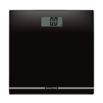 Afbeelding van Salter 9205 BK3R Large Display Glass Electronic Bathroom Scale Eén maat,Zwart