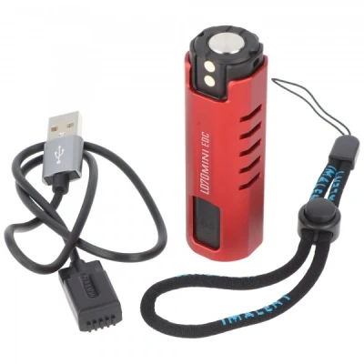 Afbeelding van Imalent LD70 Mini EDC LED zaklamp rood met 4000 lumen, lichtbereik max. 203 meter