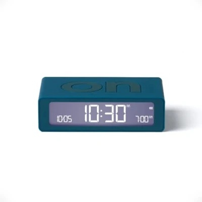 Afbeelding van Lexon Flip Mini LR158 ON OFF Oplaadbare Wekker Duck Blue