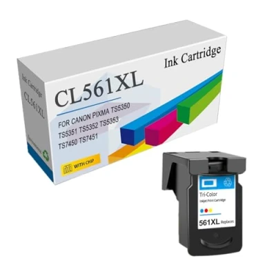 Afbeelding van PG 560XL CL 561XL Inktcartridges Compatibel Voor Canon 560 561 Werken Met PIXMA TS5350 TS5351 TS5352 TS5353 TS7450 TS7451 Printer,Color 1 Pack
