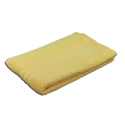 Afbeelding van Gözze Elegante badhanddoek, Sylt, 100% katoen, dichte basisstof (440 g/m²), 100 x 150 cm goud