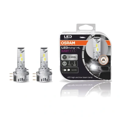 Afbeelding van Osram H15 HL Easy LED Koplamp Set 16W PGJ23t 1 12V