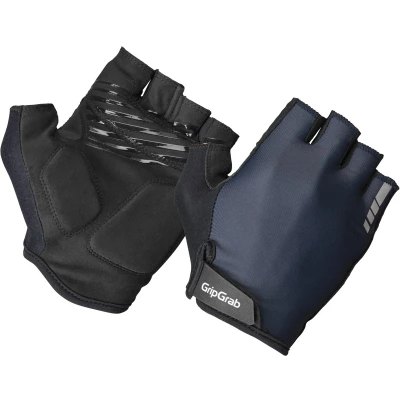 Afbeelding van GripGrab RIDE Padded Korte Vinger Zomer Fietshandschoenen met Padding Unisex Navy Blauw