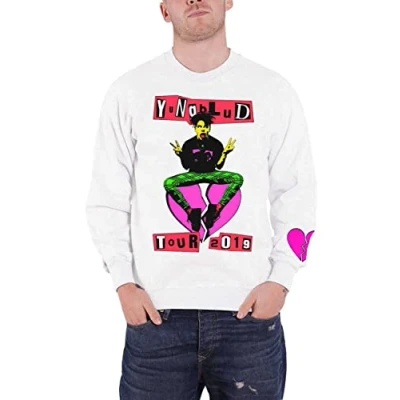 Afbeelding van Yungblud Raver Smile Sweater/trui XL Wit