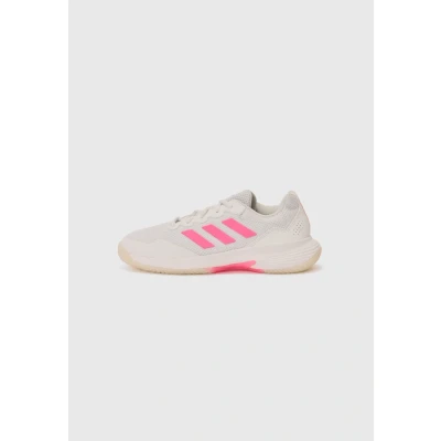 Afbeelding van adidas Dames Gamecourt 2.0 tennisschoenen, Core White/Lucid Pink/core Black, 36 UK, Wit Lucid Roze Kern Zwart, 39 1/3 EU