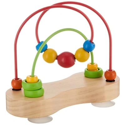 Afbeelding van Hape E1801 Double Bubble Wooden Bead Maze