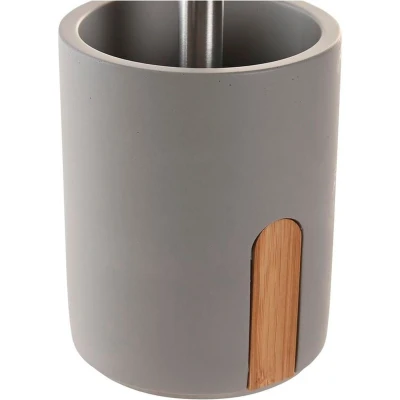 Afbeelding van Toiletborstel DKD Home Decor 9,5 X 36,5 CM Natuurlijk Grijs Cement