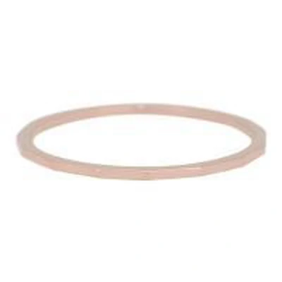 Afbeelding van iXXXi Jewelry Vulring 1mm Angular Rosegoud maat 21