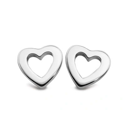 Afbeelding van Jwls4u Earparty Earstuds Open Hart S JE038S