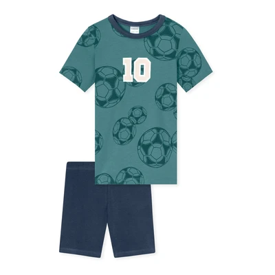 Afbeelding van Schiesser KURZ World SET Pyjama voor kinderen, Maat: 92, Grün
