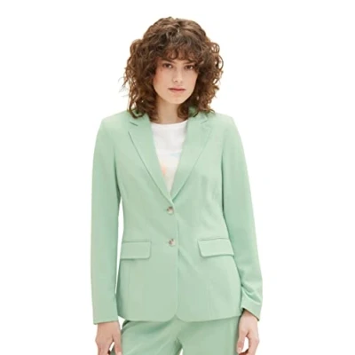 Afbeelding van TOM Tailor Farbiger Blazer, Dames, Maat: 34, Okra green