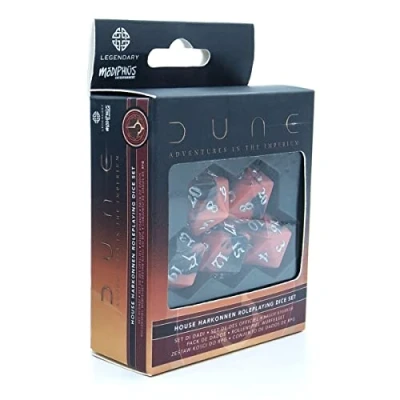 Afbeelding van Dune Adventures in the Imperium: Dice Set Harkonnen Modiphius RPG