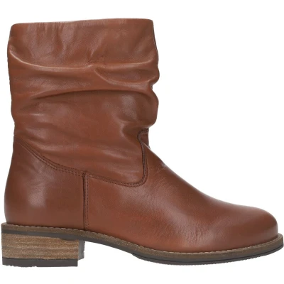 Afbeelding van Palpa Nude Korte Laars Vrouwen Bruin/Cognac Maat 42
