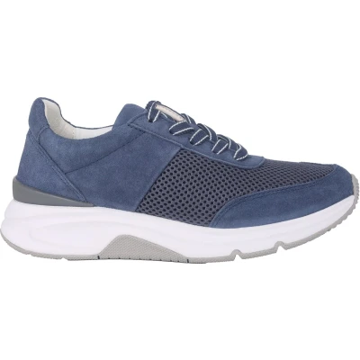 Afbeelding van Gabor rollingsoft sensitive 66.897.16 dames rollende wandelsneaker blauw maat 35 (EU) 2.5 (UK)