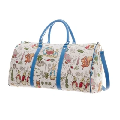 Afbeelding van Weekendtas met schouderband Gobelinstof Peter Rabbit Pieter Konijn