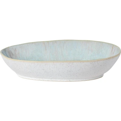 Afbeelding van Costa Nova servies ovale schaal 32 cm Eivissa zeeblauw aardewerk H 7,3