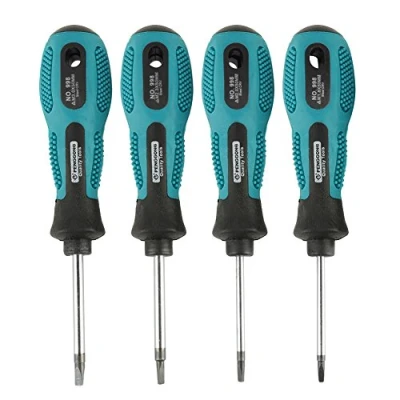 Afbeelding van Schroevendraaierset, 4 delige driehoekige schroevendraaier Magnetische Precisie met magnetisch multifunctioneel handgereedschap