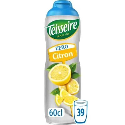 Afbeelding van Teisseire Zero Suiker Citroen Siroop 60cl