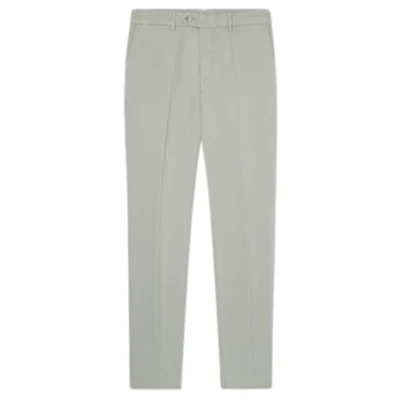 Afbeelding van Hackett London Heren GMD Texture Chino Broek, Groen (Zeegras Groen), 40W/28L, 40W x 28L