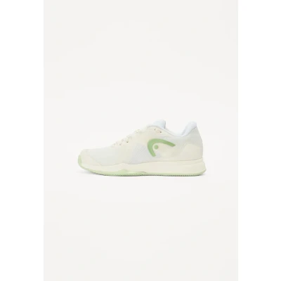 Afbeelding van Head Sprint TEAM 4.0 Tennisschoenen voor kleibanen, Dames, Maat: 39, Chalk white/light green Textiel/ synthetisch