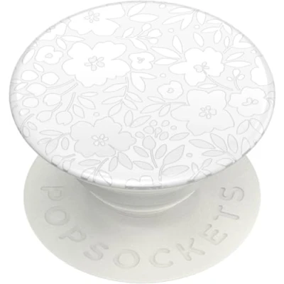 Afbeelding van PopSockets: PopGrip Uittrekbare Greep en Standaard voor Smartphones Tablets met een Verwisselbare PopTop Blanc Fresh