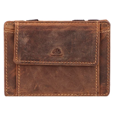 Afbeelding van Greenburry Vintage Magische Portemonnee RFID Leer 10 cm
