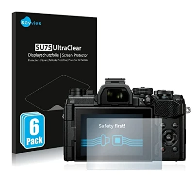 Afbeelding van Savvies Screenprotector voor Olympus OM System 5 Folie Beschermfolie transparant (6 Stuks)