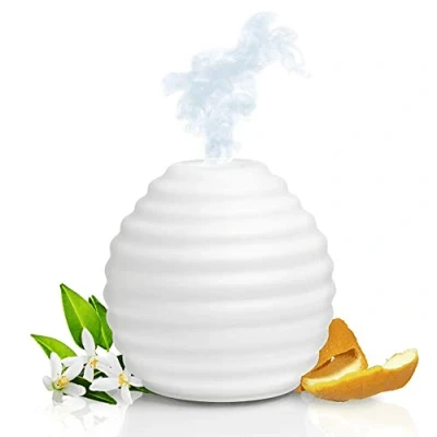 Afbeelding van Puressentiel diffuser voor etherische oliën, luchtbevochtiger, ultrasoon API aromatherapie sfeerlicht, stil