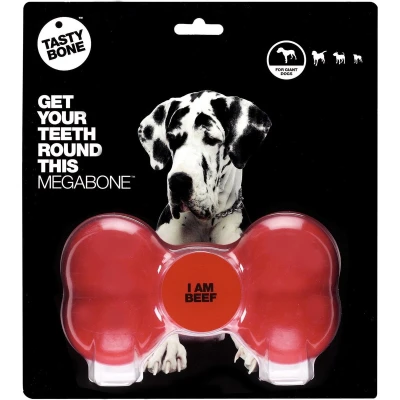 Afbeelding van TastyBone Mega Beef Hond Kauwspeelgoed Vegan Kluif Nylabone