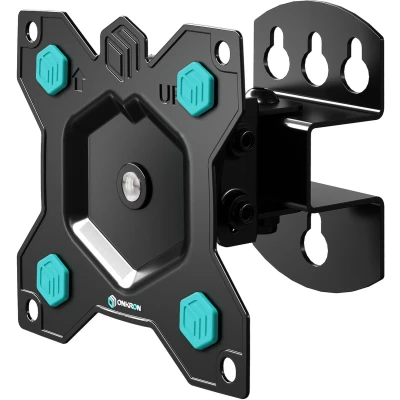 Afbeelding van ONKRON Full Motion TV Muurbeugel voor 10&quot; 35&quot; &amp; Monitor, Universele tot 20 kg Monitor Beugel VESA 75x75 100x100/Tilt en Turn 360 Rotatie R3 B Zwart