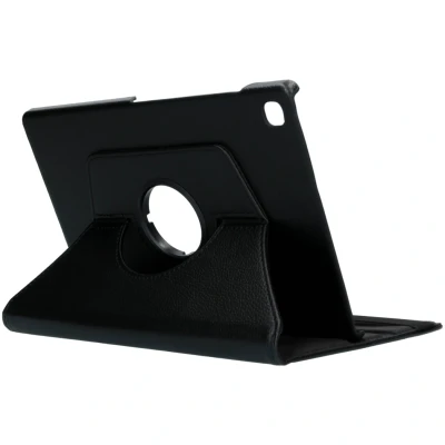 Afbeelding van Samsung Galaxy Tab S5e Hoes: iMoshion 360 Draaibare Bookcase Zwart Kunstleder Tablet Hoezen