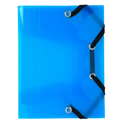 Afbeelding van Elastomap 3 Kleps Polypropyleen Crystal Pocket Formaat 12x16cm Assorti