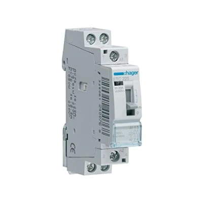 Afbeelding van Hager magneetschakelaar ac etc 3no 25 1 400v 8 5 3 kw u spoel 230v 50hz 60hz etc325