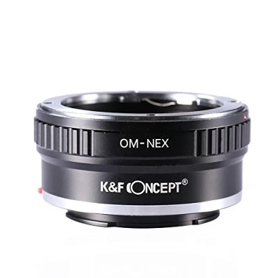 Afbeelding van K&amp;F Concept OM NEX Fit Pro lens Adapter voor Olympus op Sony (E Mount) camera 3 3C 3N 5 5C 5N NEX5R NEX5T NEX6 NEX7 a6000 a5000 a3500 a3000 Alpha