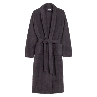 Afbeelding van HIP Badjas no.0302 antraciet XS/S Grijs