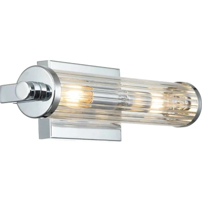 Afbeelding van Kichler LED Wandlamp Azores 2X E14 Max 40W IP44 Polished Chrome