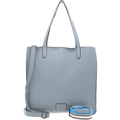 Afbeelding van FREDsBRUDER Leren Burk Shopper Soft Blue Lichtblauw
