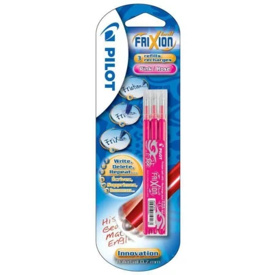 Afbeelding van Pilot Frixion Ball 3 Vullingen Roze Medium