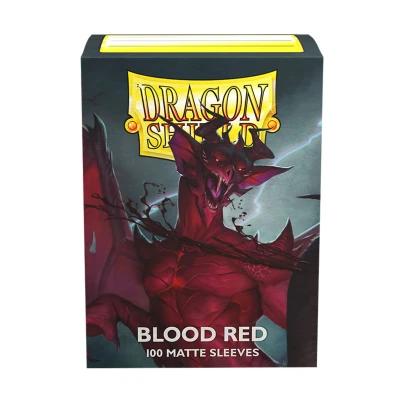 Afbeelding van Dragon Shield Sleeves Matte Blood Red (100 stuks)