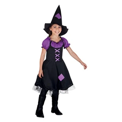 Afbeelding van Boland Kostuum Imperial witch (7 9 jr) Kinderen Heks Halloween verkleedkleding