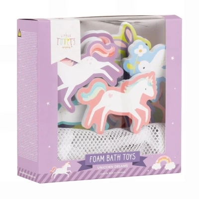 Afbeelding van A Little Lovely Company Badspeelgoed set 14 stuks Unicorn Dreams