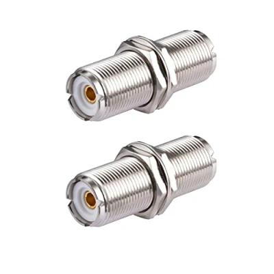 Afbeelding van Vecys 2 PCS UHF Vrouwelijke SO239 Schot Connectoren SO 239 Vrouwelijk Naar Connector Adapter PL 259 Voor Ham Radio