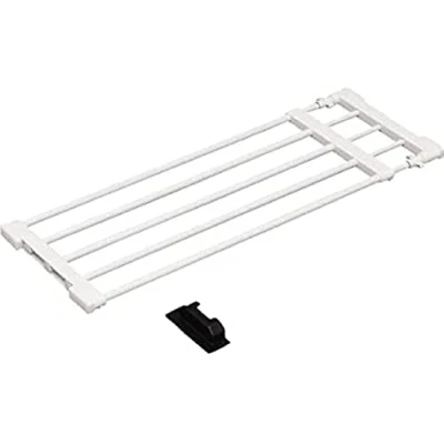 Afbeelding van Iris Ohyama, Stendibiancheria telescopico, 5 barre 65 / 95 cm, Senza fissaggio, Bagno, Facilità di montaggio, Spogliatoio Scaffale telescopico H J NST65 Bianco