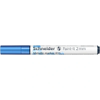 Afbeelding van 5x metallic marker Schneider Paint it 011 2mm blauw