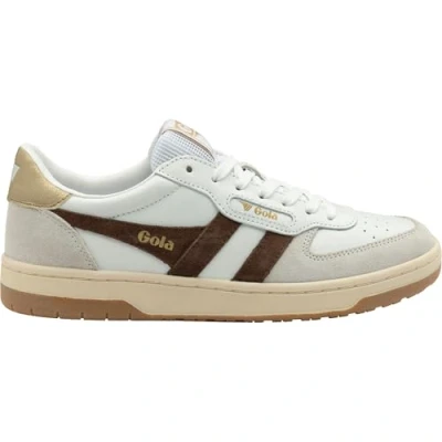 Afbeelding van Gola damessneaker Hawk wit bruin