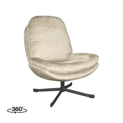 Afbeelding van Label51 Noël fauteuil beige Stof