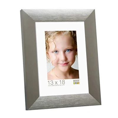 Afbeelding van Deknudt Frames fotolijst S023D7 brons breed aluminium 18x24 cm