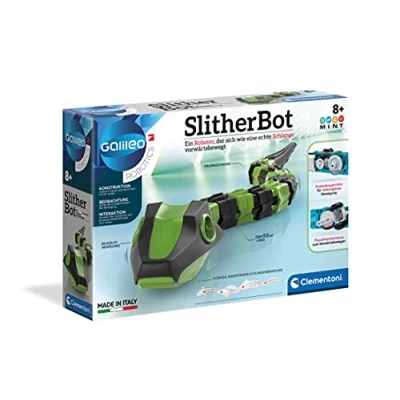 Afbeelding van Clementoni 59212 Galileo Robotics SlitherBot, wetenschap &amp; robot speelgoed, mechanisch spelen in de vorm van een slang, robotset voor kinderen vanaf 8 jaar, 27,6 x 6 18,8 cm
