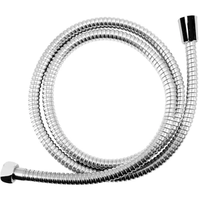 Afbeelding van Cornat doucheslang &quot;Carballo&quot; 150 cm lengte verchroomd roestvrij staal extreem belastbaar 1/2 inch aansluiting/doucheslang/reserveslang voor douche en bad / SA330696